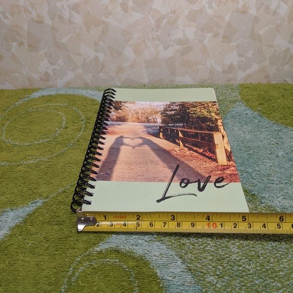 5x8 Love Notebook Journal Couple Heart Silhouette Love Shadow - Picture 9 of 9